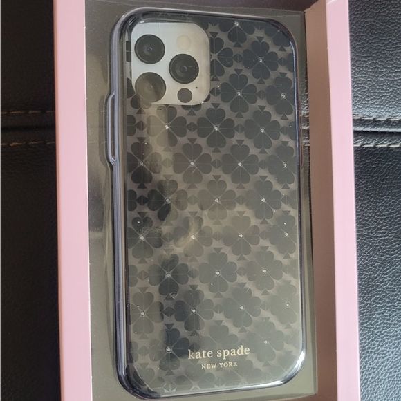 kate spade Accessories - Black Spade Flower Case